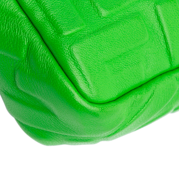 Pre-Loved Fendi Mini Zucca Embossed Leather Baguette Satchel - Picture 8 of 10